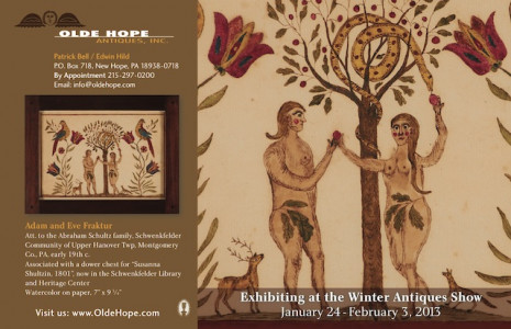 The Magazine Antiques – Adam & Eve Fraktur